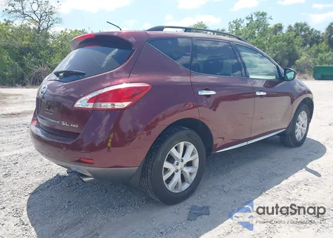 2012 Nissan Murano S/Sl/Le from USA, damaged, VIN JN8AZ1MW5CW210727